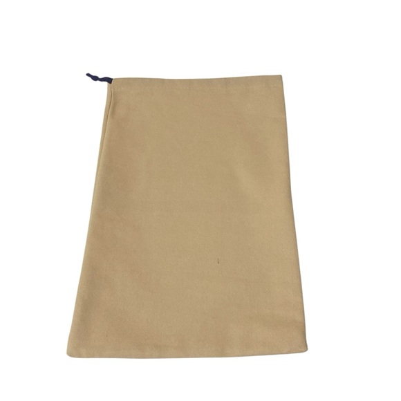 Louis Vuitton Beige Dust Bag Blue Drawstring Blue/Gray Letters 9 1/4” x 14 1/2” - Picture 2 of 10